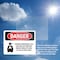 Signmission Carbon Monoxide CO Gas May Danger Sign, Vinyl Decal, 10in W x 7in L, 2PK OS-2PACK-DS-D-710-L-2415 - alternate 4